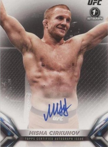 2018 Topps UFC Knockout - Misha Cirkunov #KA-MI