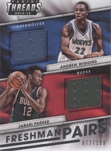 2014-15 Panini Threads - Jabari Parker/Andrew Wiggins #1