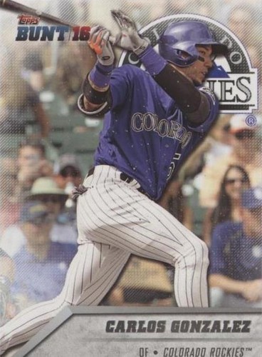 2016 Topps Bunt - Carlos Gonzalez #111