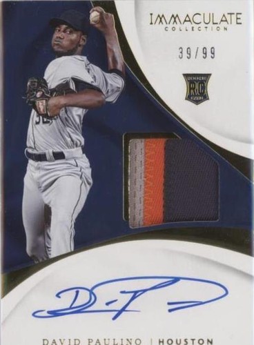 2017 Panini Immaculate Collection - David Paulino #114