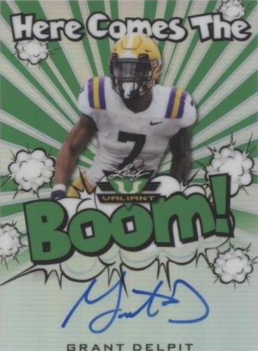 2020 Leaf Valiant Grant Delpit #HCB-GD1