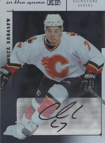 2003-04 In the Game-Used Signature Series - Chuck Kobasew #A-CK