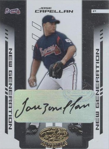 2004 Leaf Certified Materials - Jose Capellan #245