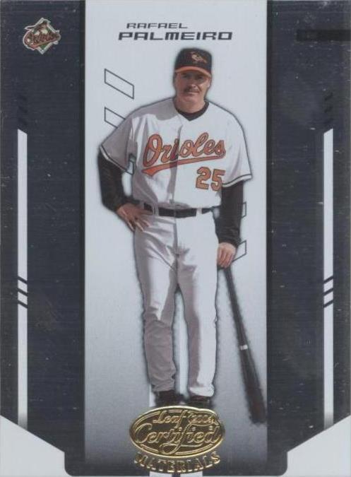 Materiales certificados Leaf 2004 - Rafael Palmeiro #155