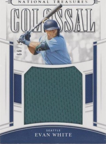 2020 Panini National Treasures - Evan White #CM-EW