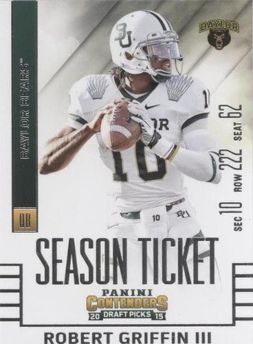 2015 Panini Contenders Draft Picks Robert Griffin III #88