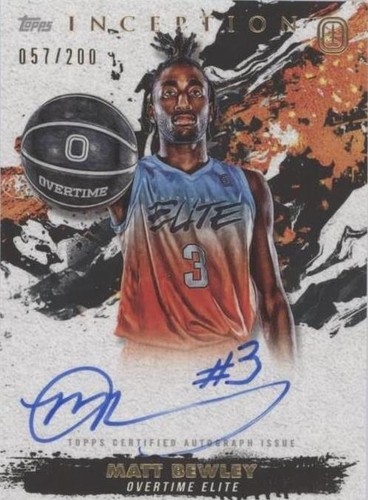 2021-22 Topps Inception OTE Overtime Elite - Matt Bewley #IA-MB2