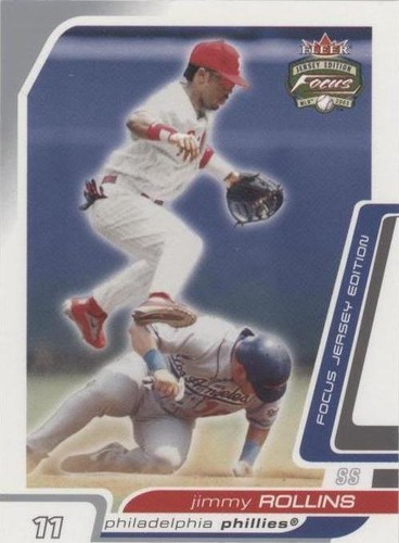 2003 Fleer Focus Jersey Edition - Jimmy Rollins #160