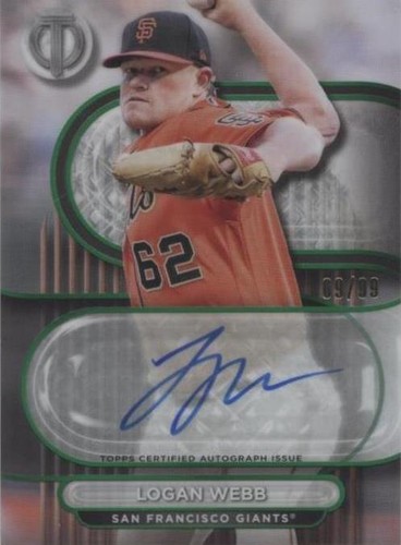 Logan Webb 2025 Topps #RWR-LWE Rickwood Relics San Francisco