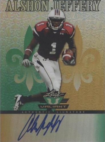2012 Leaf Valiant Alshon Jeffery #AJ1