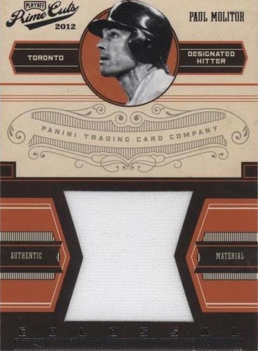 2012 Playoff Prime Cuts Baseball Trading Cards