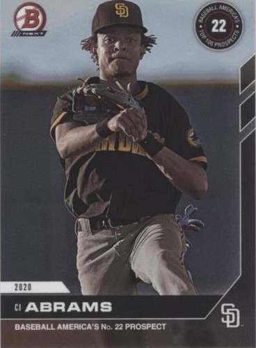 2020 Bowman Next Topps Now Baseball America's Top 100 Prospects - C.J. Abrams #T42