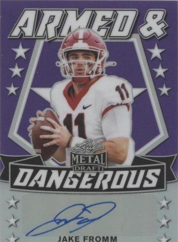 2020 Leaf Metal Draft Jake Fromm #AD-JF1