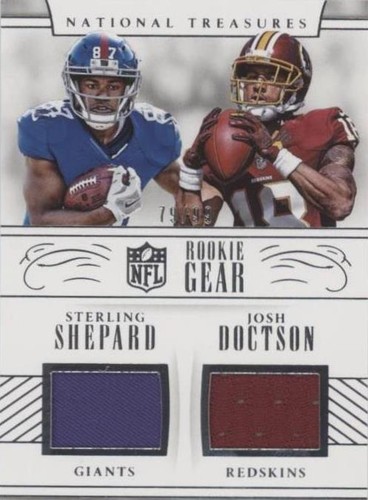 2016 Panini National Treasures Josh Doctson Sterling Shepard #13