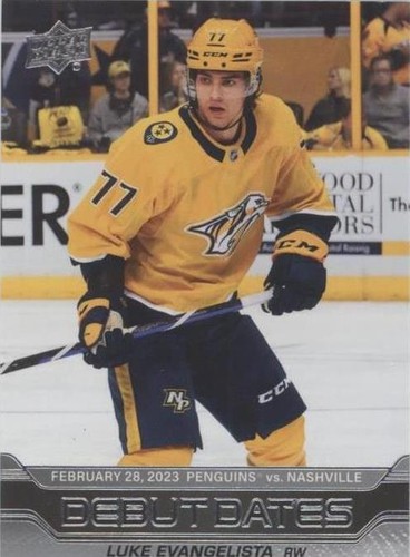 2023-24 Upper Deck Series 1 - Luke Evangelista #DD-3