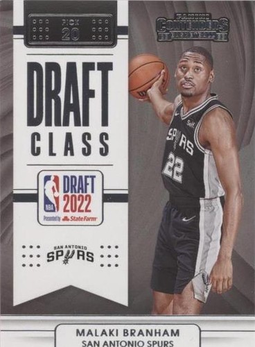 2022-23 Panini Contenders - Malaki Branham #6