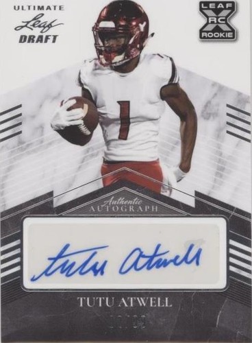2021 Leaf Ultimate Draft Tutu Atwell #BA-TA1