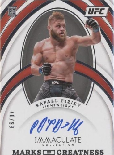 2022 Panini Immaculate Collection UFC - Rafael Fiziev #MG-RFZ