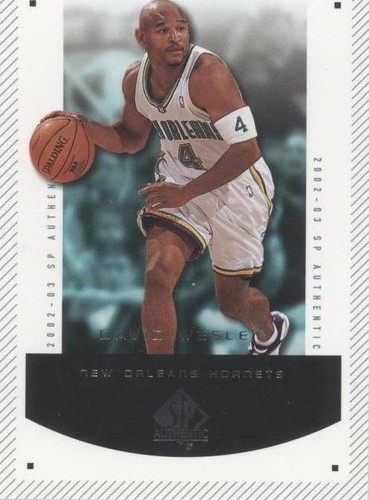 2002-03 SP Authentic - David Wesley #58