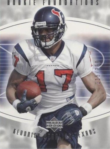 2004 Upper Deck Foundations Kendrick Starling #165