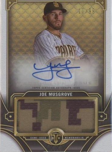 2022 Topps Triple Threads - Joe Musgrove #ASJR-JM
