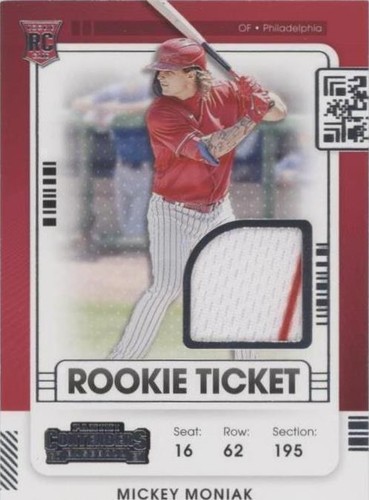 2021 Panini Contenders - Mickey Moniak #RTJ-MM
