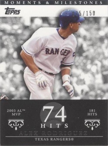 2007 Topps Moments & Milestones - Alex Rodriguez #29-74