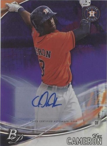 2016 Bowman Platinum - Daz Cameron #TPA-DC