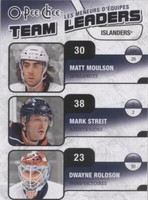 2010-11 O-Pee-Chee - Dwayne Roloson Mark Streit Matt Moulson #TL-19