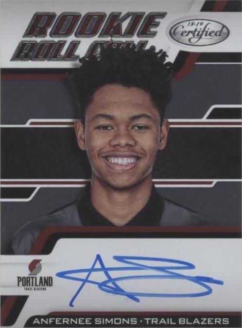 Anfernee Simons Trading Cards for sale | eBay