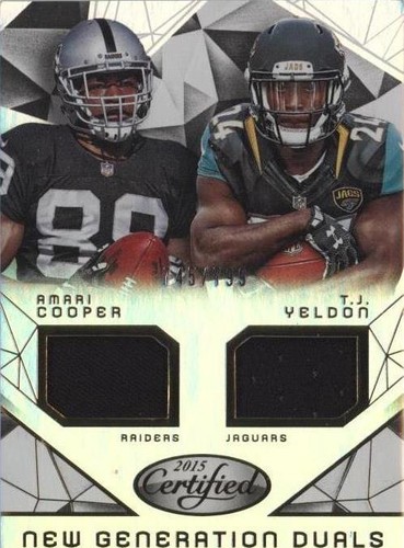 2015 Panini Certified Amari Cooper T. J. Yeldon #NG-ALA