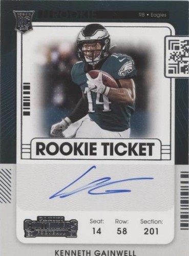 2021 Panini Contenders Kenneth Gainwell #139