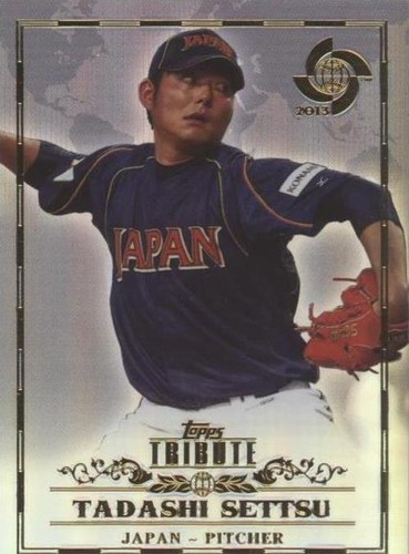 2013 Topps Tribute WBC #82 Tadashi Settsu - NM-MT | eBay