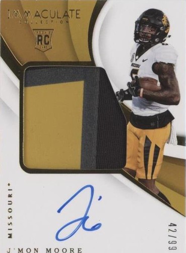 2018 Panini Immaculate Collection Collegiate J'Mon Moore #145
