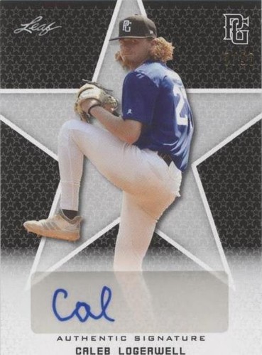 2020 Leaf Perfect Game National Showcase - Caleb Logerwell #BA-CL3