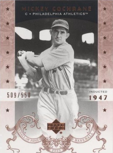 2005 Upper Deck Hall of Fame - Mickey Cochrane #51