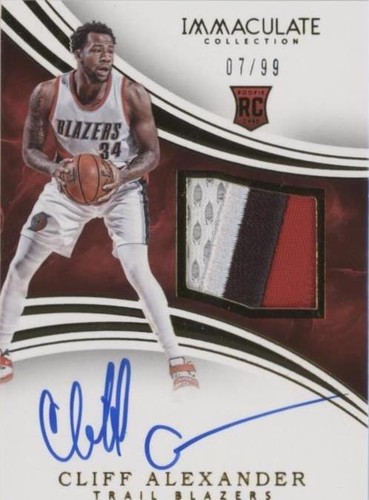 2015-16 Panini Immaculate Collection - Cliff Alexander #141