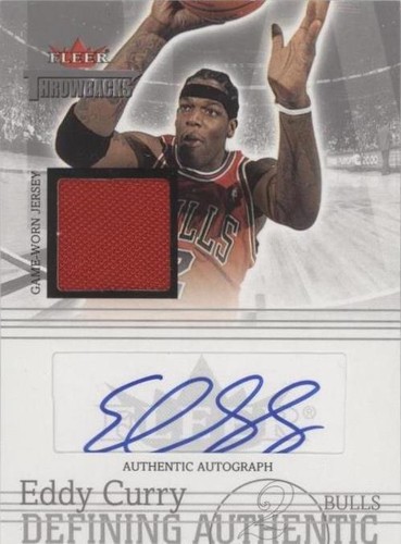 2004-05 Fleer Throwbacks - Eddy Curry #DAA-EC