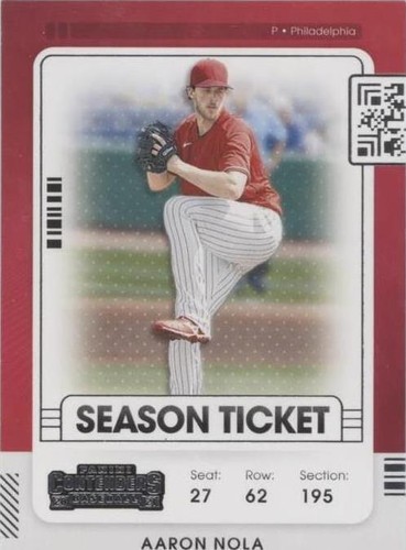 2021 Panini Contenders - Aaron Nola #93