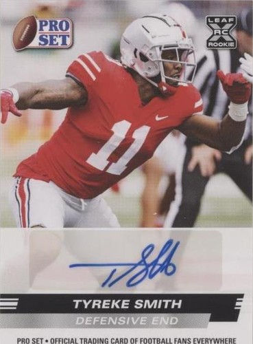 2022 Leaf Pro Set Draft Tyreke Smith #PSA-TS2