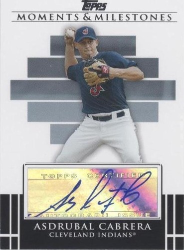 2008 Topps Moments & Milestones - Asdrubal Cabrera #MA-AC