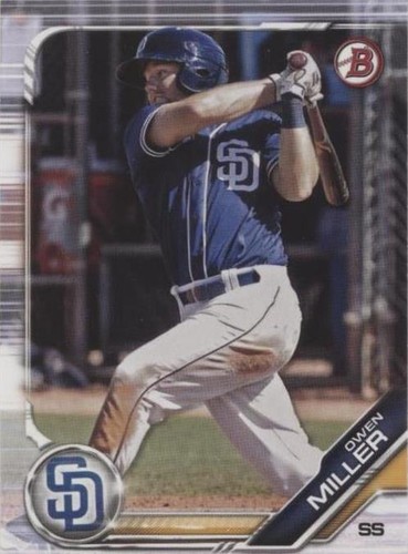 2019 Bowman Draft - Sky Blue #BD-186 Owen Miller /499 (RC) | eBay