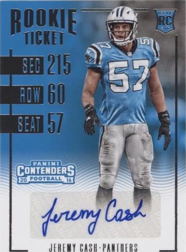 2016 Panini Contenders Jeremy Cash #166