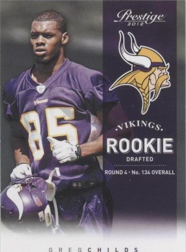 2012 Playoff Prestige Greg Childs #259