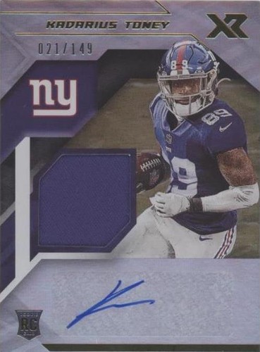 2021 Panini XR Kadarius Toney #RSA-KTO