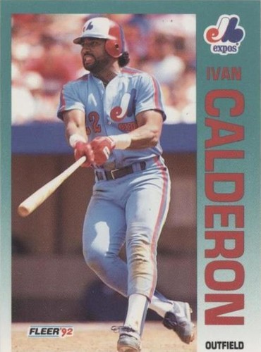 1992 Fleer - Ivan Calderon #475