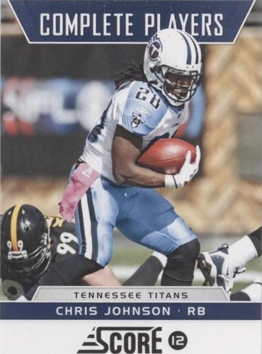 2012 Score Chris Johnson #8
