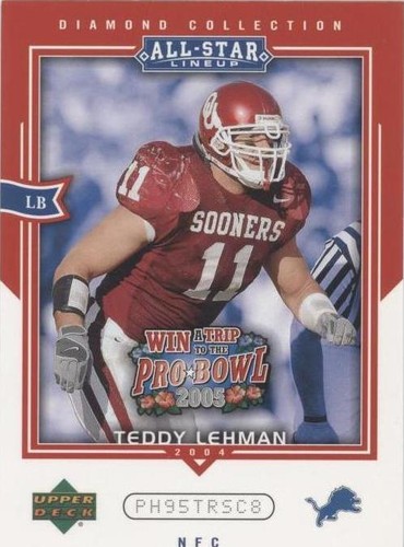2004 Upper Deck Diamond Collection All-Star Lineup Teddy Lehman #AS13