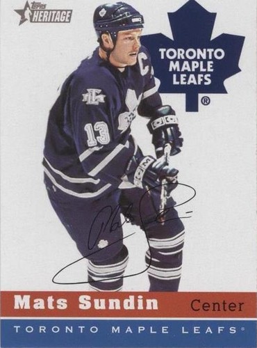 2000-01 Topps Heritage - Mats Sundin #13