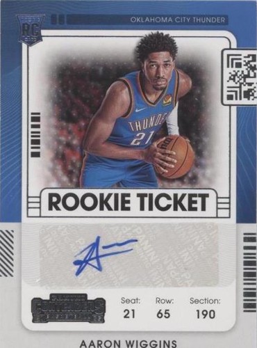2021-22 Panini Contenders - Aaron Wiggins #150